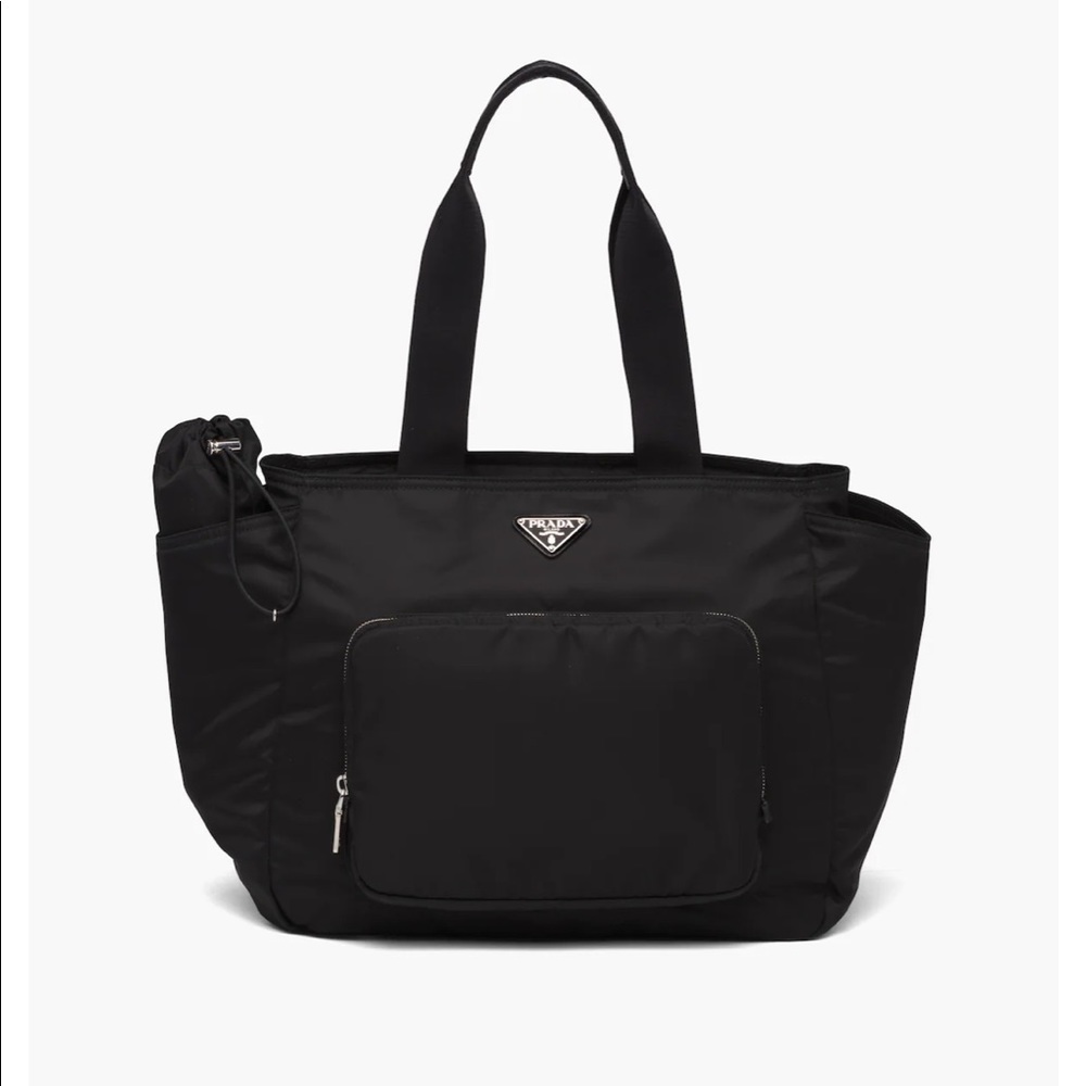 Prada authentic Re-Nylon baby diaper navy bag